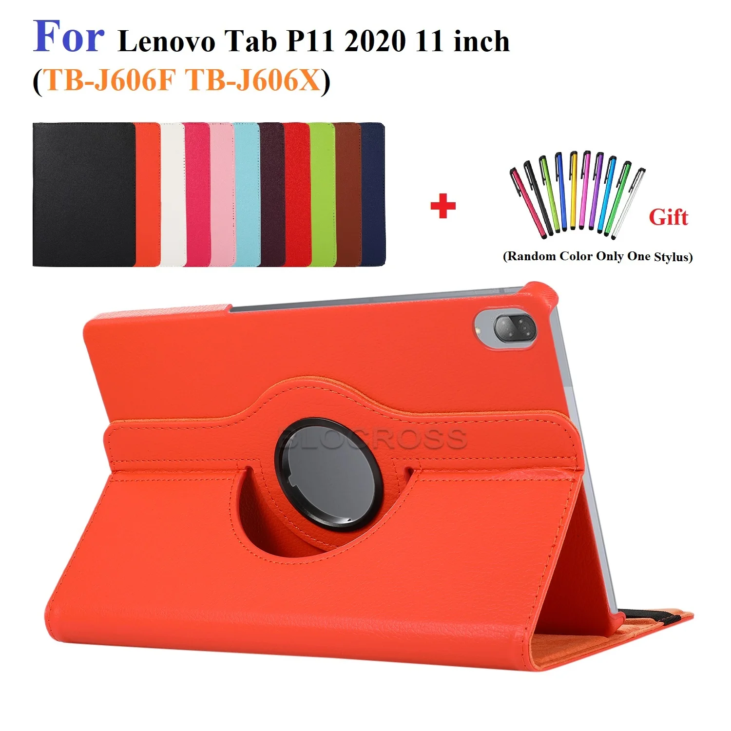 

Case for Lenovo Tab P11 Pro Tablet TB J706 TB-J706F tabP11 TB-J606F N J606 11" 11.5" Tablet PC Protective Cover Case with Stylus