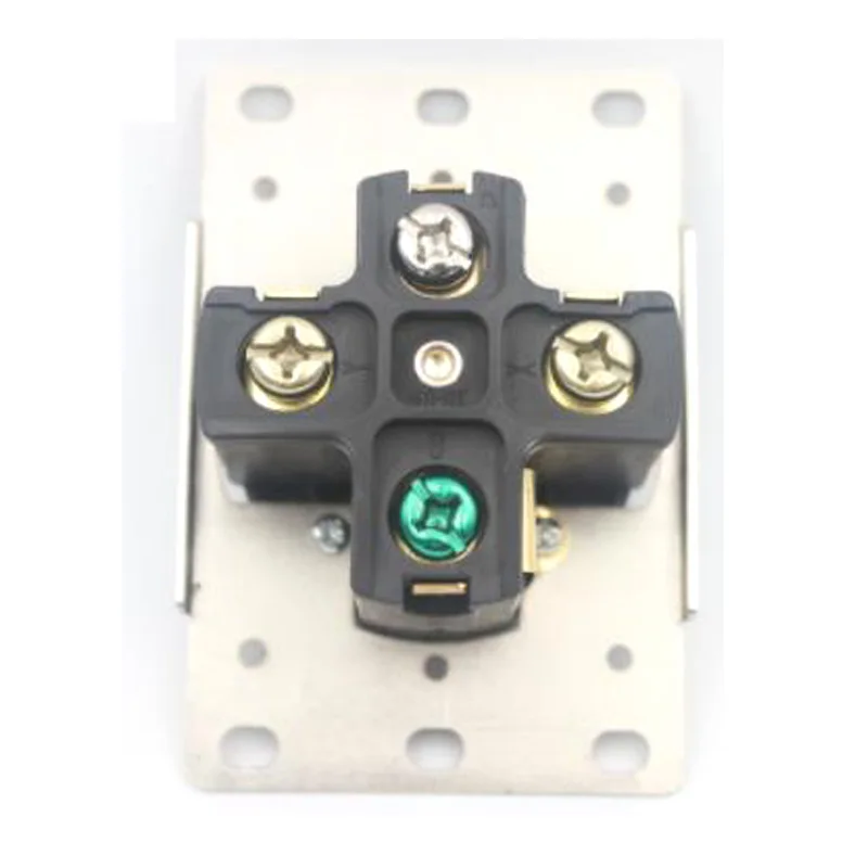 American Black 250V 30A Generator Anti-off Electric Plug NEMA 14-30P 14-30R Industrial Power Plug Socket Inline Wire Connector