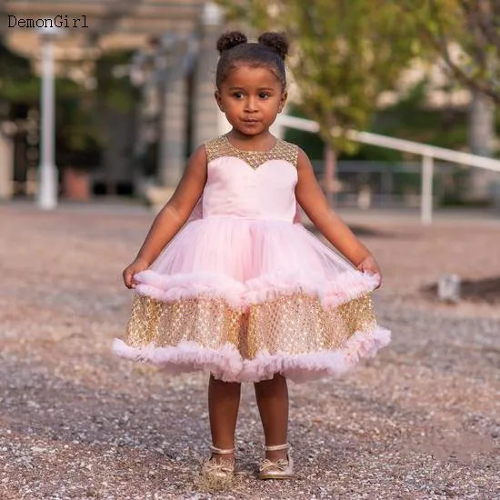 Robe Tutu princesse pour petite fille, robe de bal, avec gros nœud, pour premier anniversaire, photographie