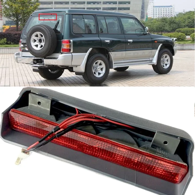 high addtional rear brake lights warming light fit for mitubishi pajero v31 v32 v33 suv rear brake lights 1993-1997