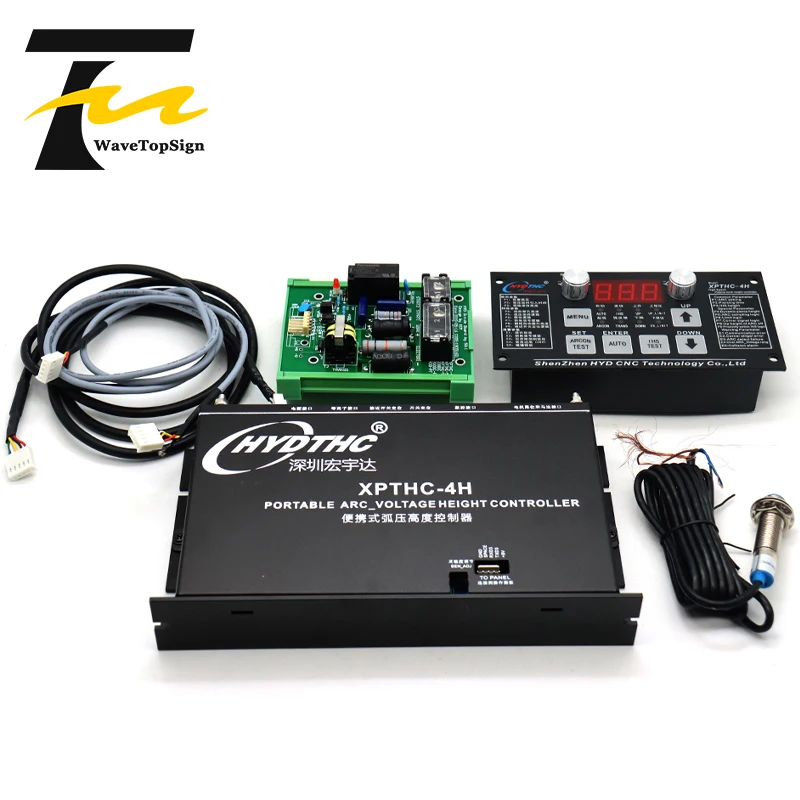 Wavtopsign-controlador de Plasma de voltaje de arco HYD XPTHC-4H, controlador de altura de antorcha de arco, THC independiente para corte por Plasma CNC, AC24V