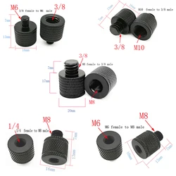 1/4 or 3/8 to M6 M8 M10 Male to Female Screw Mount Adapter Tripod Plate Screw for SLR camera photography accessories