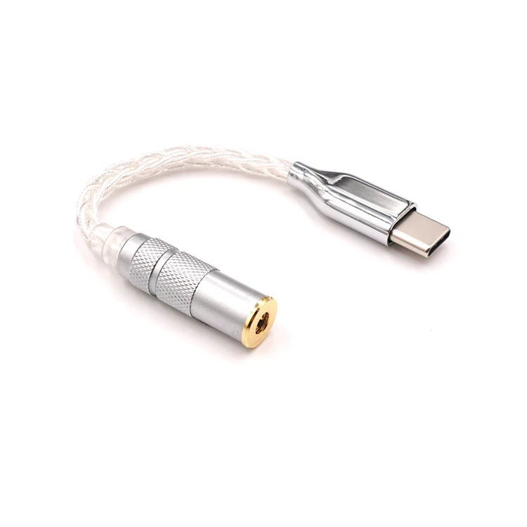 Amplificador de plata de ley ES9280c Pro, 8 núcleos, decodificación DAC amp line DSD sin pérdidas, macho a 2,5mm tipo C, 4,4mm, 3,5mm, balance macho