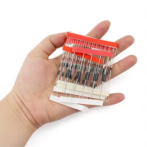 100pcs/lot Rectifier Diode set pack 1N4148 1N4007 1N5819 1N5399 1N5408 1N5822 FR107 FR207 Electronic Components diy assorted kit - Image 4