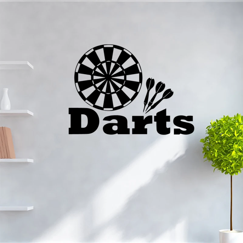 Target Darts Wall Decals for Kids, Removable Vinyl Wall Stickers for Boys Room, Nursery Wall Art Poster, Vinyl Murals