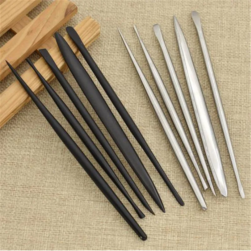 Clay Sculpting Tool Set Rod Detail Needle For Pottery Clay Modeling Carving Tools Metal Handmade Craft Tools Accessories 1Set