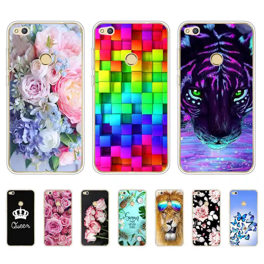 Case for Huawei Honor 8 Lite Soft Tpu Silicon Bumper Phone Back Cover for Huawei Honor 8 Lite Honor8 Lite capa Cover