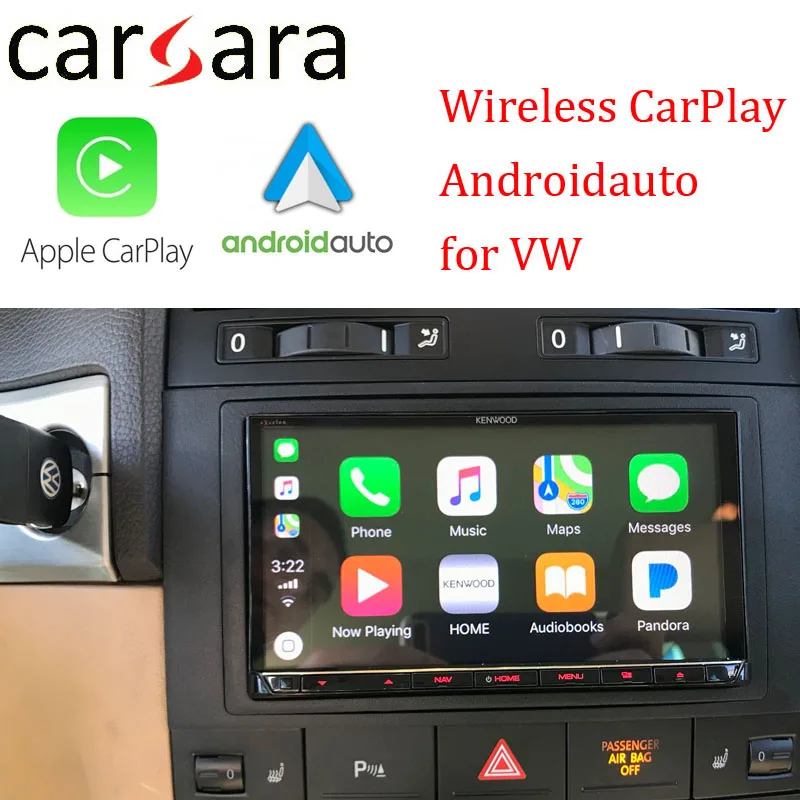 Golf 7 CarPlay Tiguan L Lamando Magotan Teramont Phideon MIB2 System Wireless Androidauto Apple Screen on original dashboard