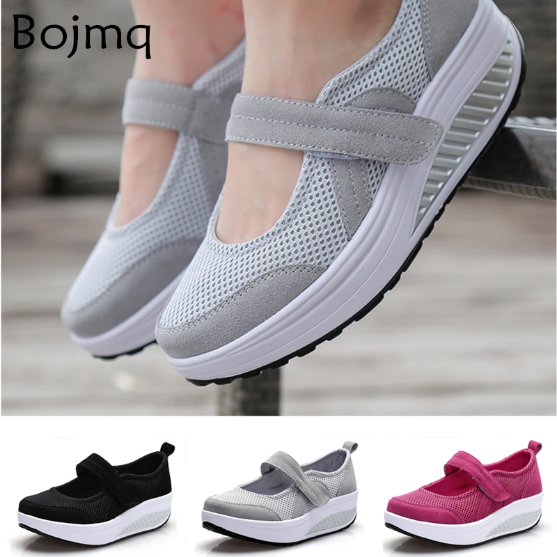 

Bojmq Tenis Feminino Women's Sneakers Tennis Shoes Women Breathable Mesh Female Sports Sneakers Air Cushion Woman Sport Shoes