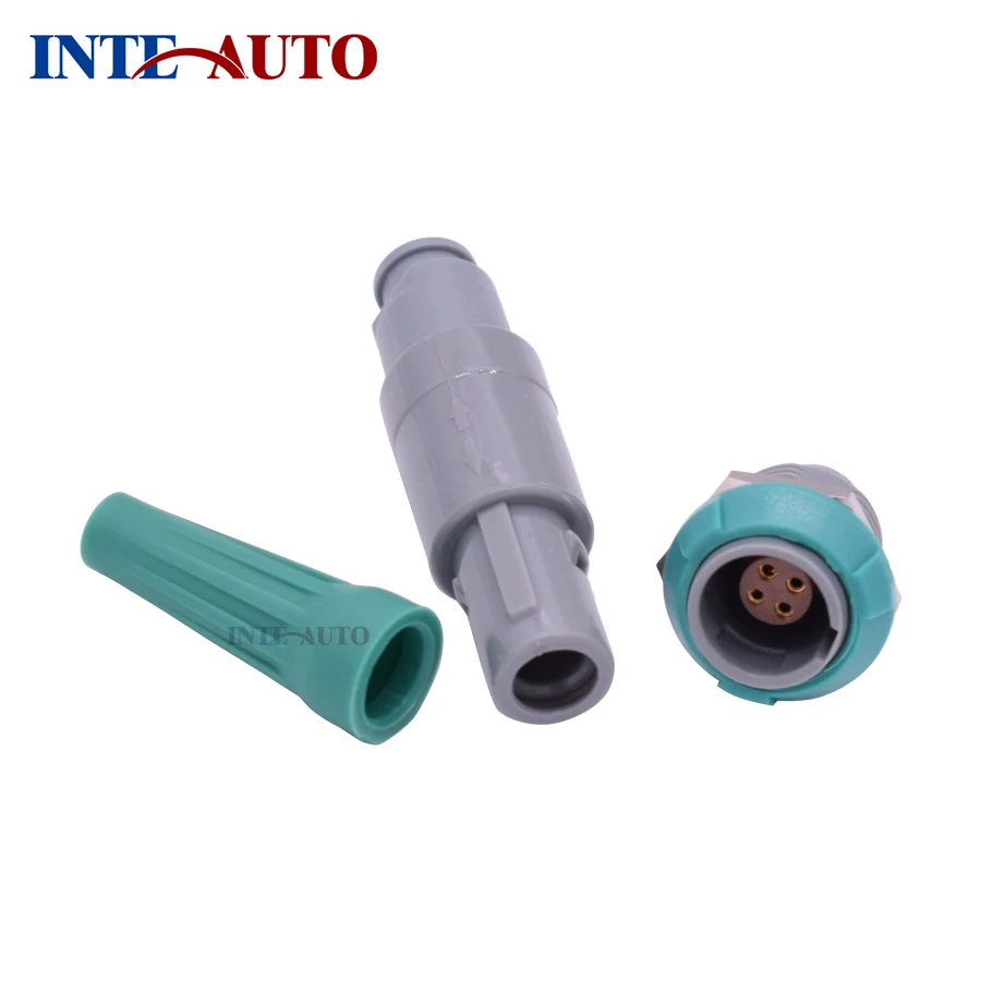 Plastic Medical Male Plug Female Socket Push Pull Connector, PAG PKG,2,3,4,5,6,7,8,9,10,12,14 pins, M14 size 1P Series