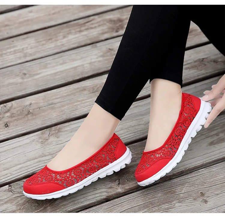 New women flats shoes fashion flats Fashion slip on cut outs flat women shoes sweet hollow summer female shoes casual shoes