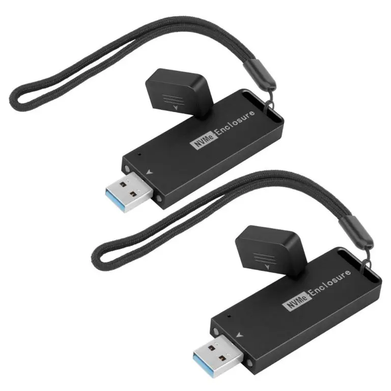 

2 шт. XT-XINTE M2 к USB 3,1 адаптер корпуса M.2 USB3.1 Gen2 Type-A 1000MB/s Чехол для NVME M.2 2230 2242 SSD внешняя коробка