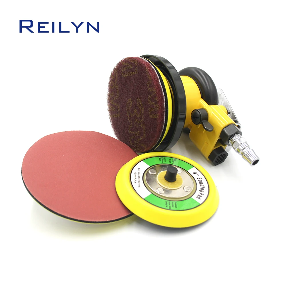 Backing Pad 1- 6 Inch Polishing Sanding Disc Backing Pads Hook Loop for Pneumatic Sander Grinding Polishing Tool