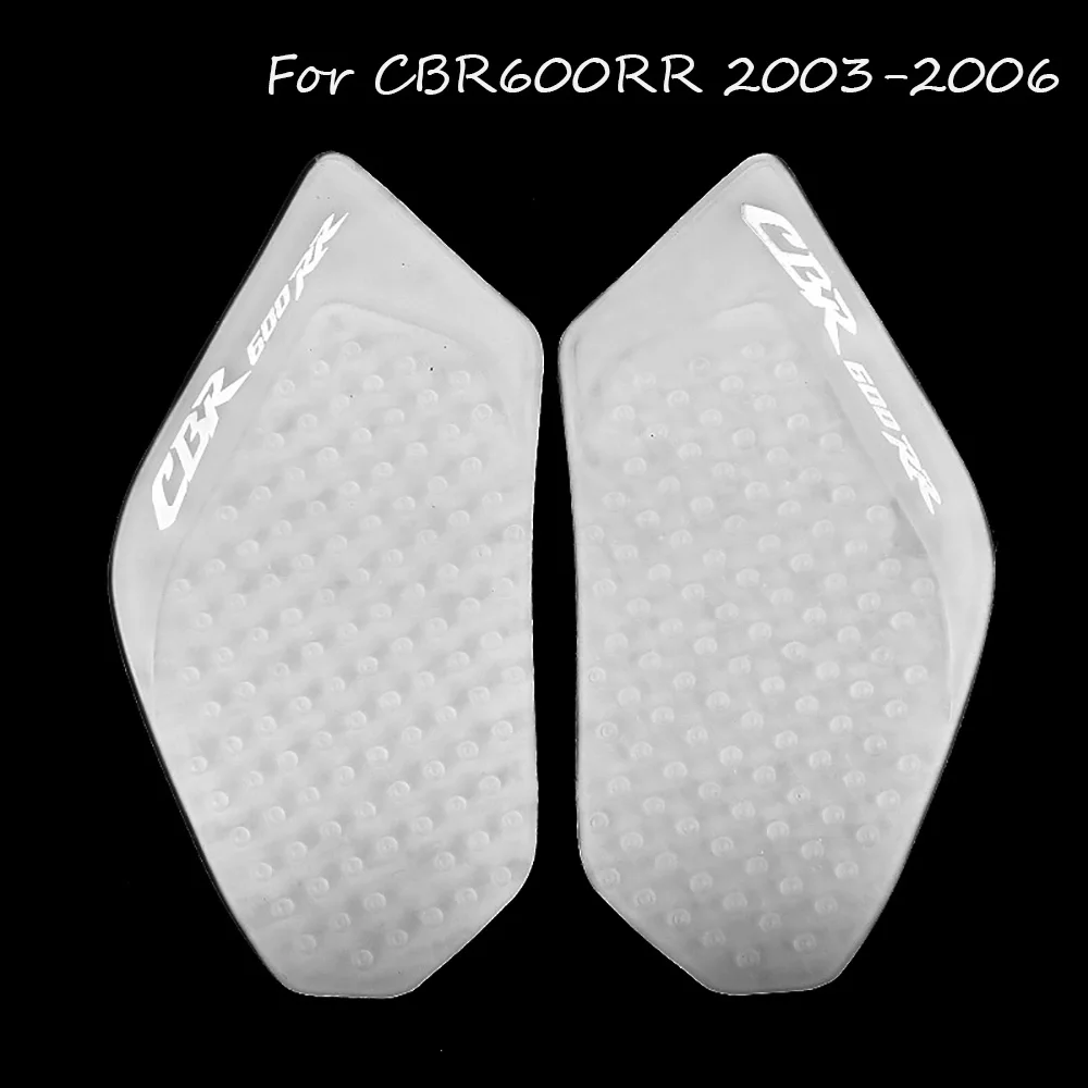 Motorcycle Transparent Gas Tank Side Traction Knee Protector Anti Slip Pad For Honda CBR600RR CBR600 RR 2003-2006