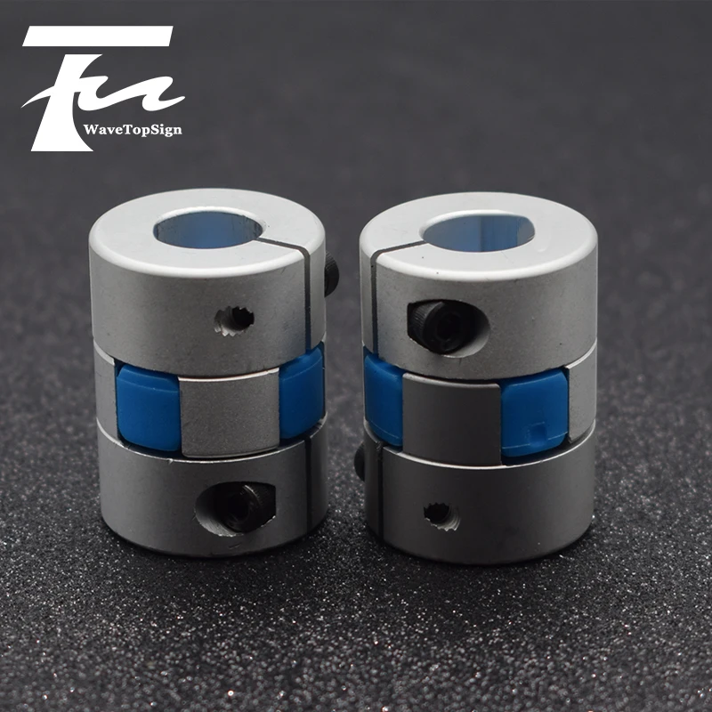 Three Jaws D25L30 Coupler Aluminium Plum Flexible Shaft Coupling Motor Connector CNC Flexible Couplings 5/6/6.35/8/10/12mm