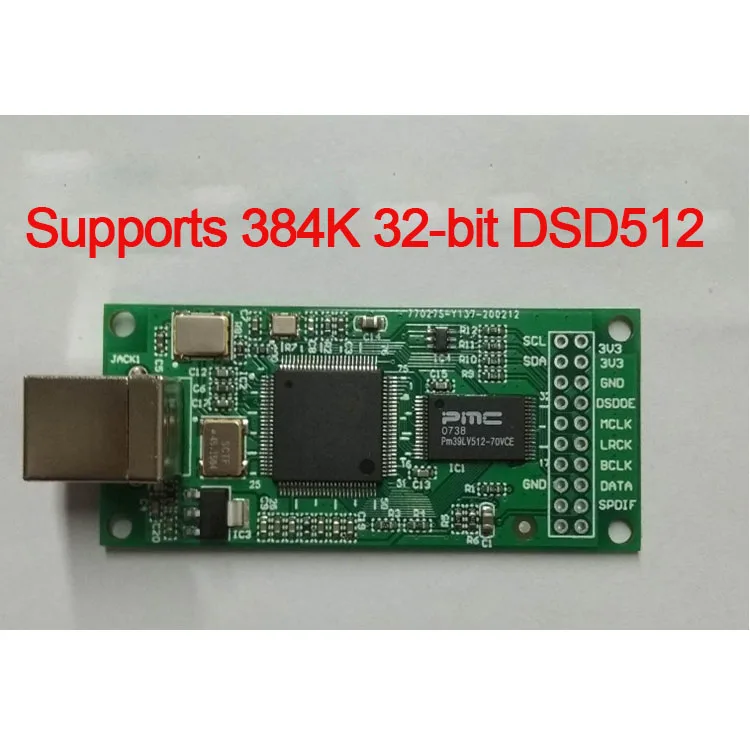 USB Digital Interface DSD512 Compatible with Italy Amanero USB to I2S/DSD