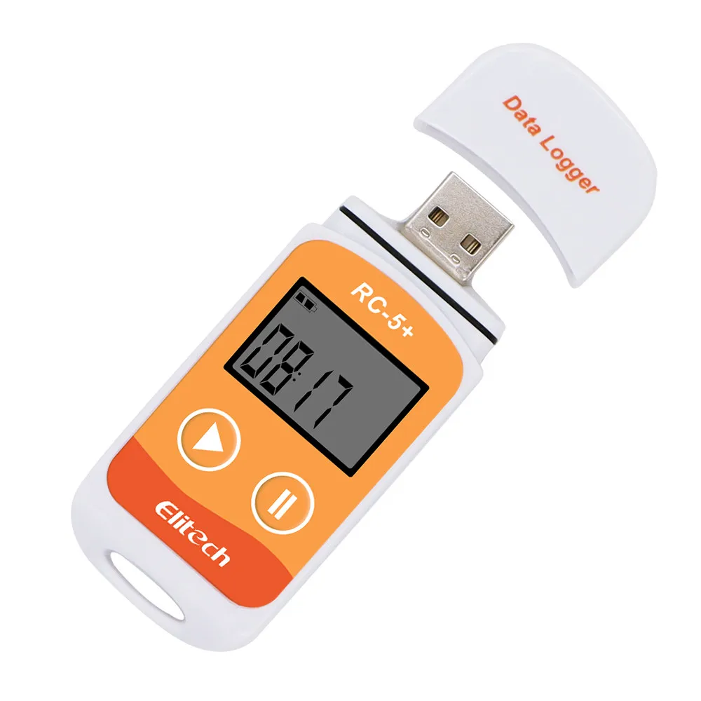 RC-5+ Temperature Data Logger PDF Report  USB Data Recorder Temp Datalogger Upgrade for Refrigeration Cold Chain Transport Labs