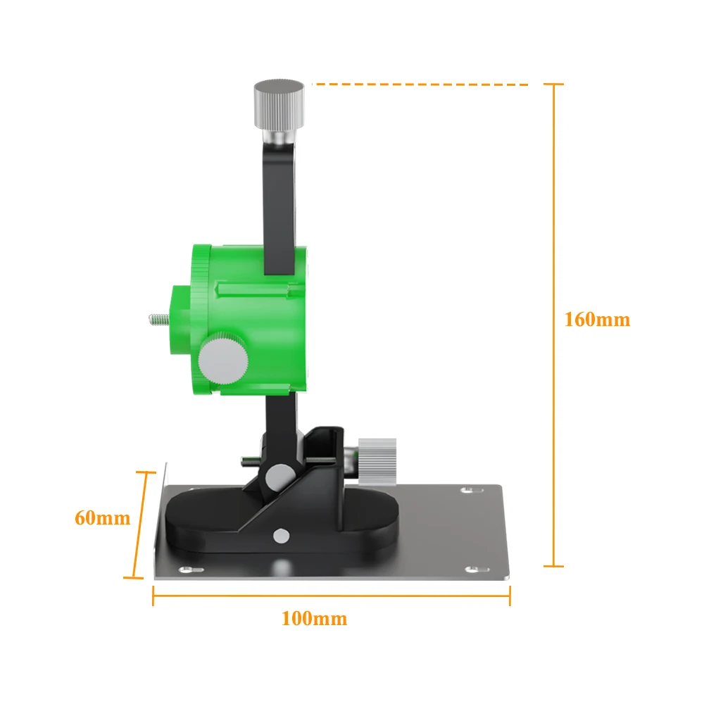 GRT Laser Level Wall Bracket Super Strong Magnetic For 8/12/16 Lines 3D Laser Level 1/4'' Thread Hanging Bracket