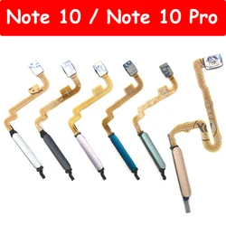 NEW For Xiaomi Redmi Note 10 Pro 10 11S 5G Home Button Power FingerPrint Touch ID Sensor Flex Cable Ribbon Replacement Part