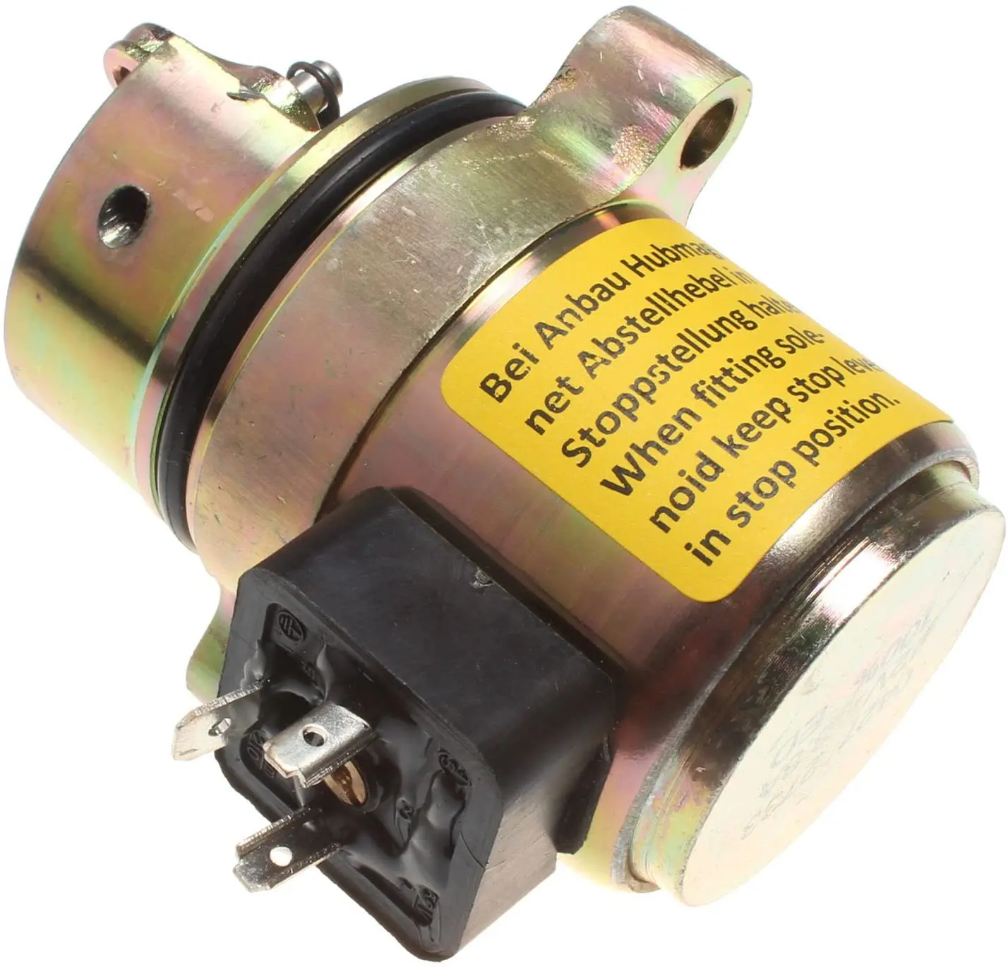 Holdwell Fuel Shut Off Solenoid 04170534R for Deutz BF4M1011F Bobcat Skid Steer Loader 12Vdc