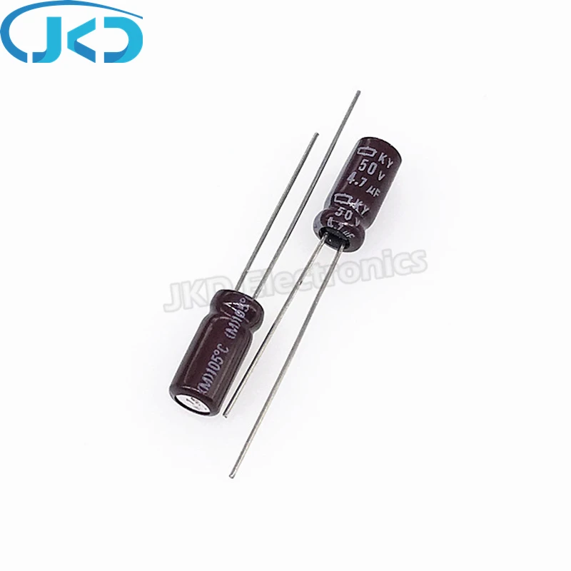 

50pcs/Lot 4.7UF 50V Japan NCC KY Series 5*11mm Low ESR Long Life 50V4.7UF Aluminum Electrolytic Capacitor NIPPON CHEMI-CON