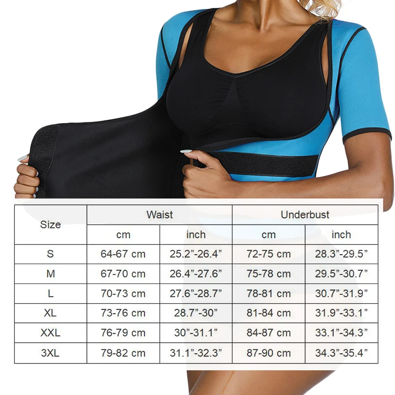 Sauna Sweat Body Shaper Tops Women Belly Flat Slimming Shapewear Tummy Burning Modeling Straps Tighten Belt Fat Reducing Vest