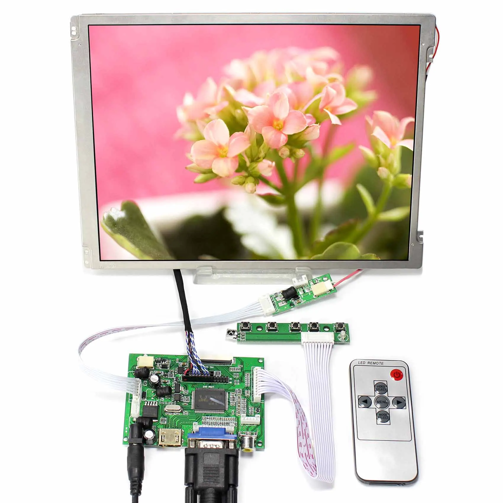 

10.4" G104SN03 10.4 inch 800x600 LCD Screen with HD MI+VGA+2AV LCD Controller Board Fit to Industrial display /Car Display ect.