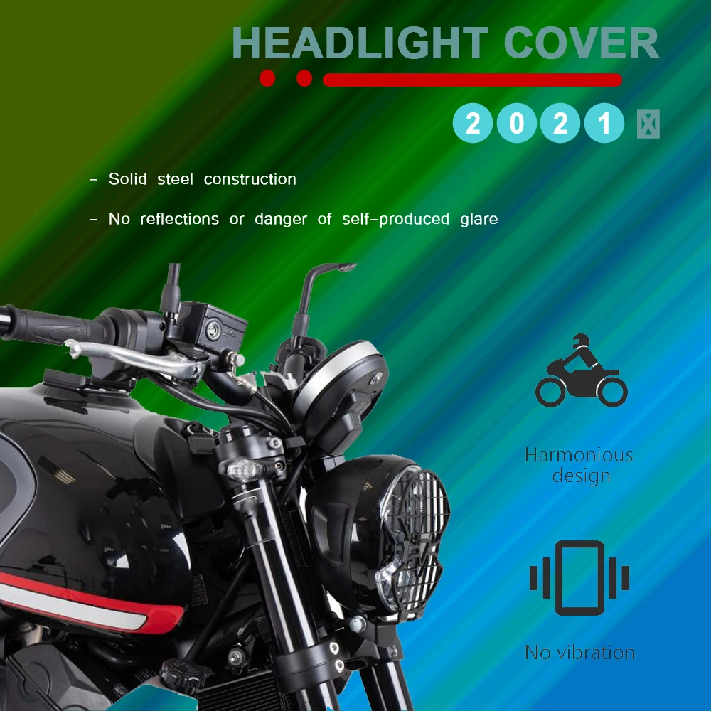 

2021 202 For Trident 660 NEW Front Headlight Grille Cover Protector Motorcycle Accessories Black For TRIDENT660 For trident660