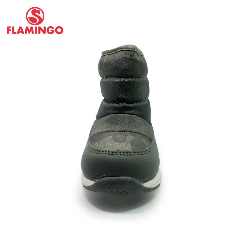 FLAMINGO Winter High Quality Waterproof Wool Keep Warm Kids Shoes Anti-slip Snow Boots for Boy Free Shipping 92D-NQ-1518