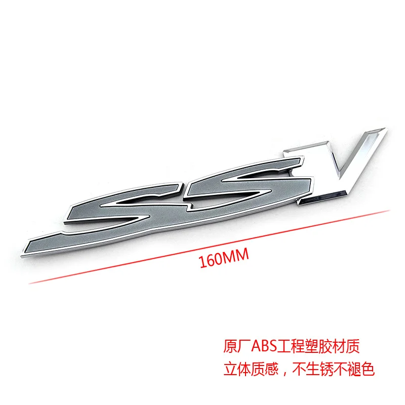 3d Chrome Logo SSV VE VF Car Boot Trunk Emblem Decal Badge For holden Commodore Monaro SSV Decoration