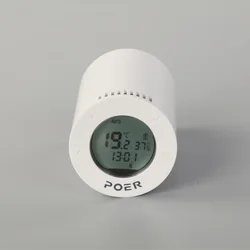 Smart thermostatic radiator valve wifi thermostat thermoregulator humidity display works with Alexa Alice and google assistant