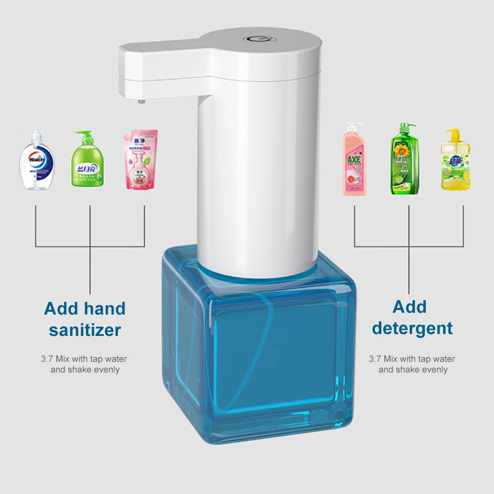 Automatic Foam Soap Dispensers Bathroom Smart Waterproof High Quality Washing Hand Soap Dispenser Home Clean Tools USB Charging