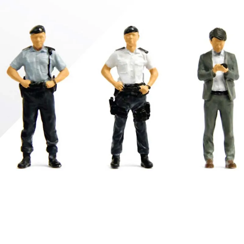 1/43 Scale Tiny City Mini Doll Car Model Scenes Police / Patrol Officer / Fire Ambulance Accessories Collection Shows Souvenir