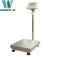 Reliable And Heavy Capacity 100kg 200kg 300kg Robust High-resolution 1g Floor Balance 500kg Digital Industrial Platform Scale