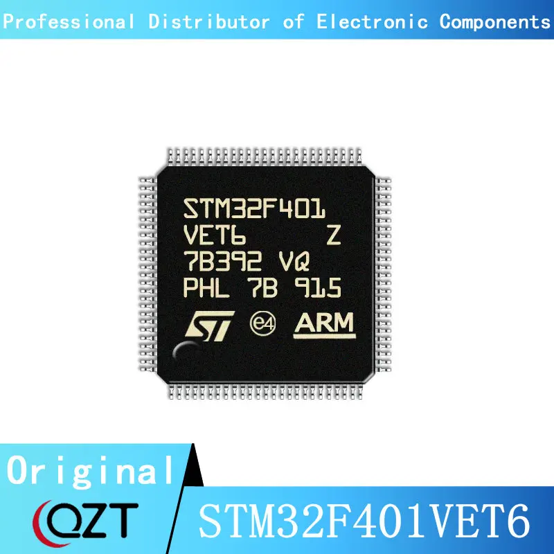 10pcs/lot STM32F401 STM32F401VE STM32F401VET6 LQFP-100 Microcontroller chip New spot