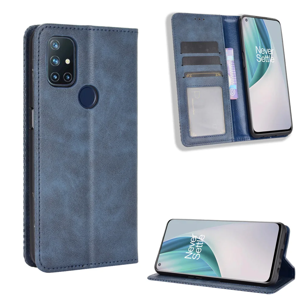 For One Plus Nord N10 5G Case Premium Leather Wallet Leather Flip Case For Oneplus Nord N100 N 10 100 1+Nord N10 5G Case