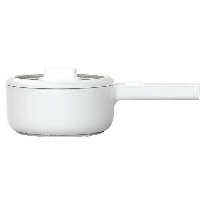 Marmite électrique Portable 700W, cuiseur à riz multicuiseur, revêtement en céramique, poêle électrique simple/Double couche 1,5l