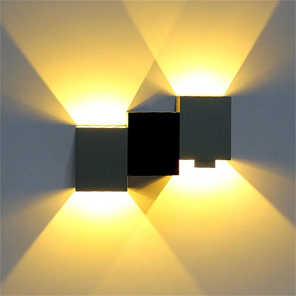 

Modern Aluminum Art Deco Wall Led Light Up Down Indoor Lighting Wall Sconce Rgb Led Wall Lights with Remote Control Wandlamp