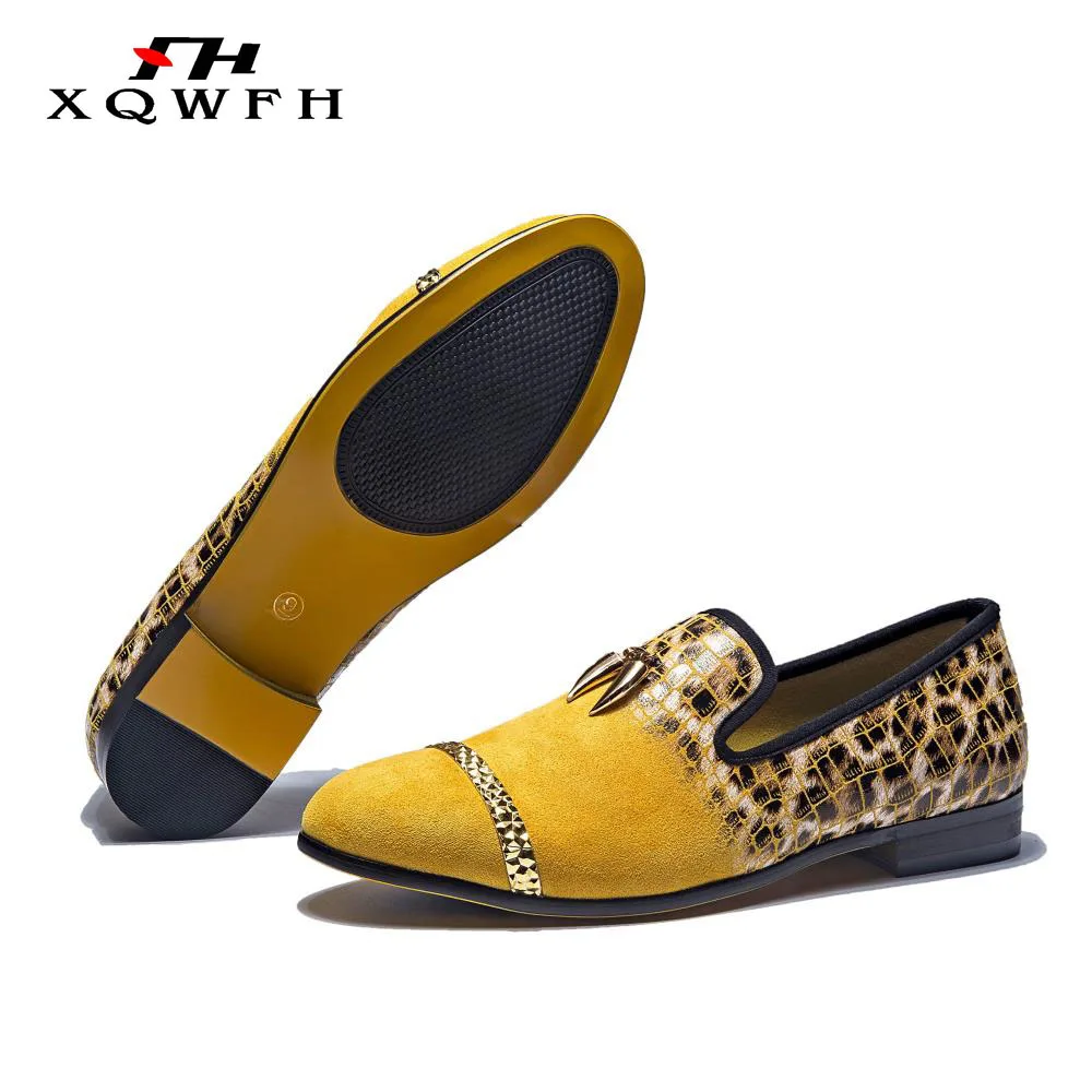 XQWFH Mens Casual Shoes Tassel Loafers British Style Gentleman Wedding Dress Shoes Breathable Men Party Dinner Formal Shoes