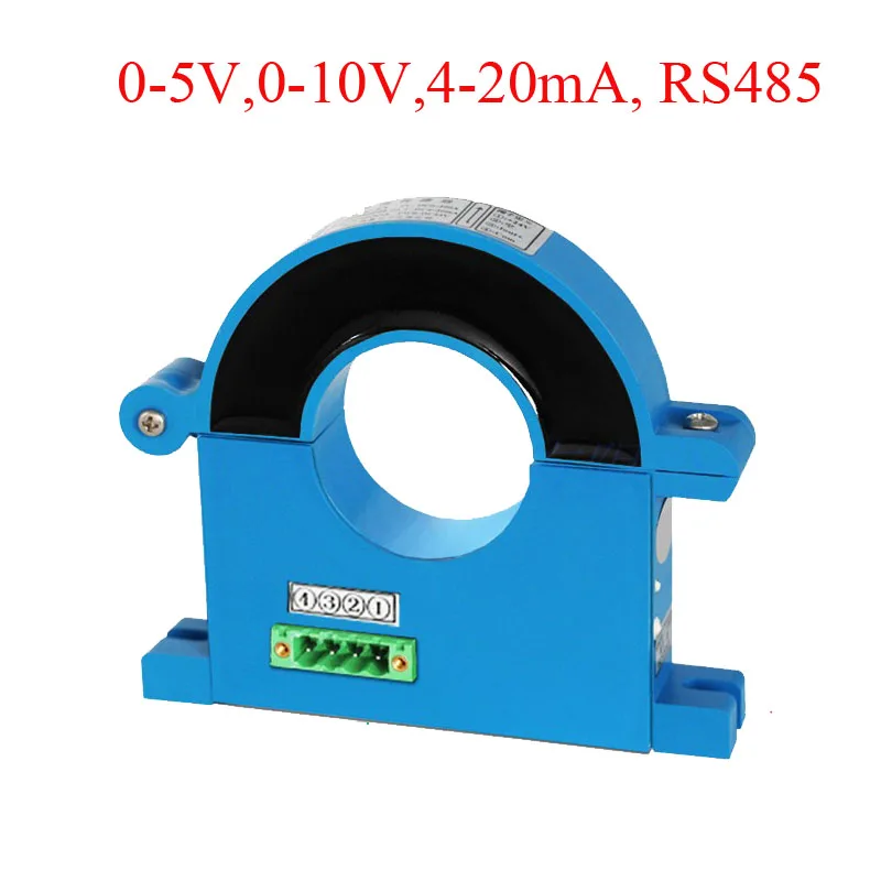 

AC 50A-3000A clamp sensor 0-10V 4-20mA RS485 0-5V ampere sensor transformer current signal transmitter transducer