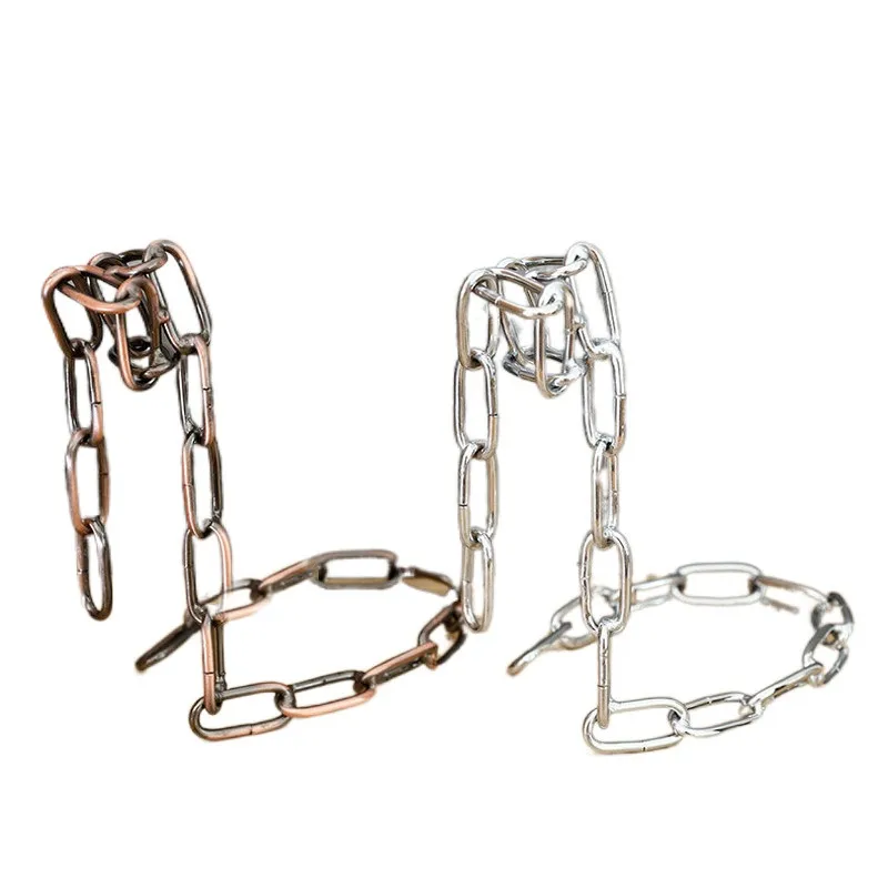 

1pcs Metal Suspension iron Chain Wine Racks Creative Handmade Restaurant Bar Table Display Stand Home Decoration Accessories