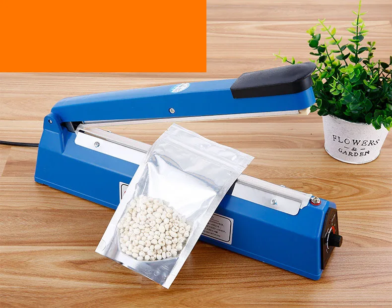 

SANQ 12 Inch Food Sealer Packaging Machine Sealing Machine Hand Pressure Manual Impulse Heat Sealer Bag Machine Eu Plug