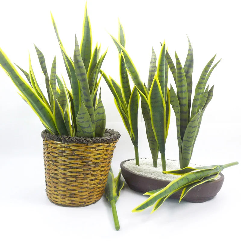 68cm Artificial Succulent Agave Tropical Large Plants Fake Plastic Leaves Green Long Aloe Bonsai Plants For Home Office Decor