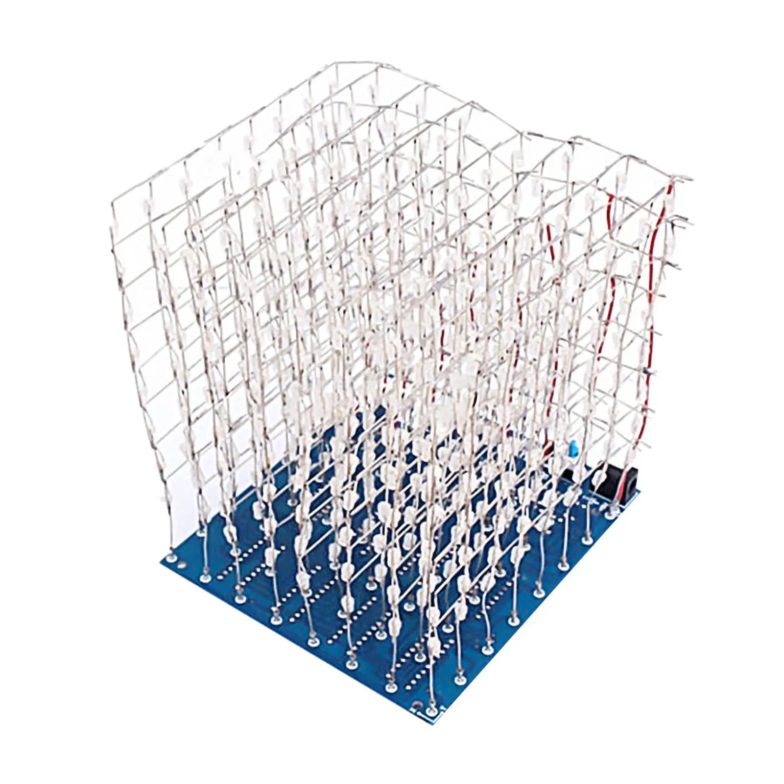 Gorące wyprzedaże!!!New Arrival sprzęt elektroniczny 8 warstw dynamiczny 3D 8x8x8 DIY zestaw LED Light Cube do ręcznego lutowania