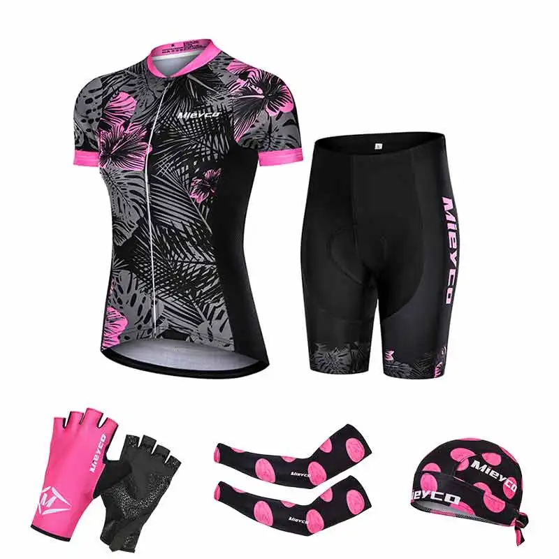 Women\'s Cycling Clothing Summer Mountain Bike Clothing Pro Team Bicycle Clothes Anti-UV Ropa Ciclismo Cycling Clothing Female