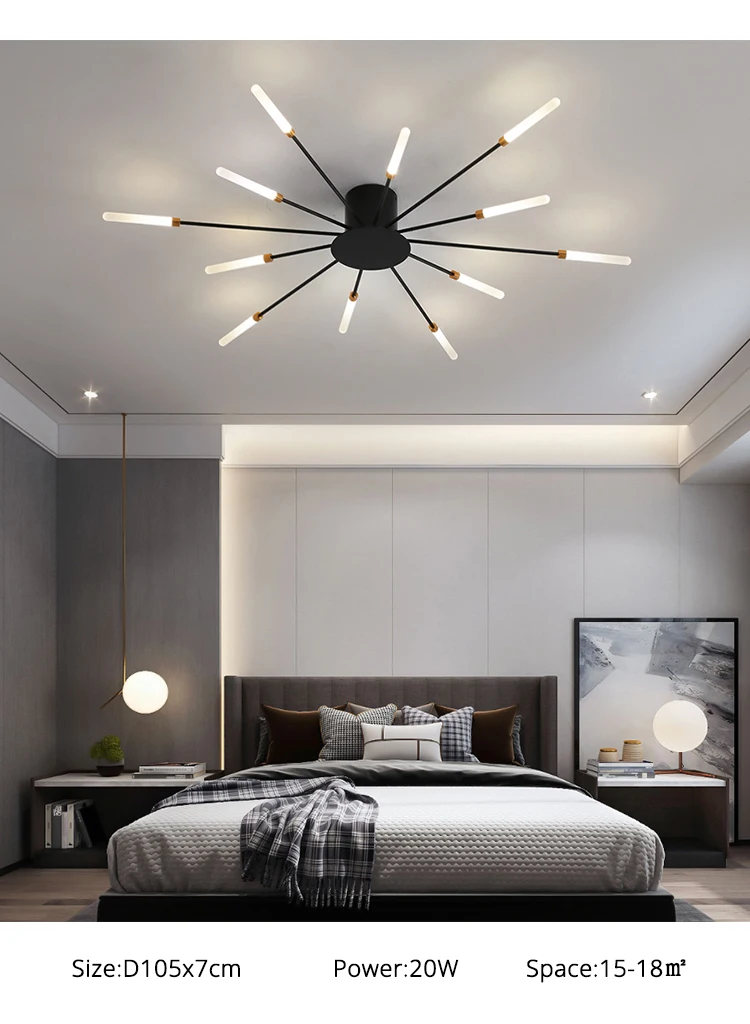 QIYIMEI Modern Ceiling Lights LED Luster Indoor Lighting For Bedroom Hall Living Kids Room Acrylic Lamps Fixture Frame 175-260V