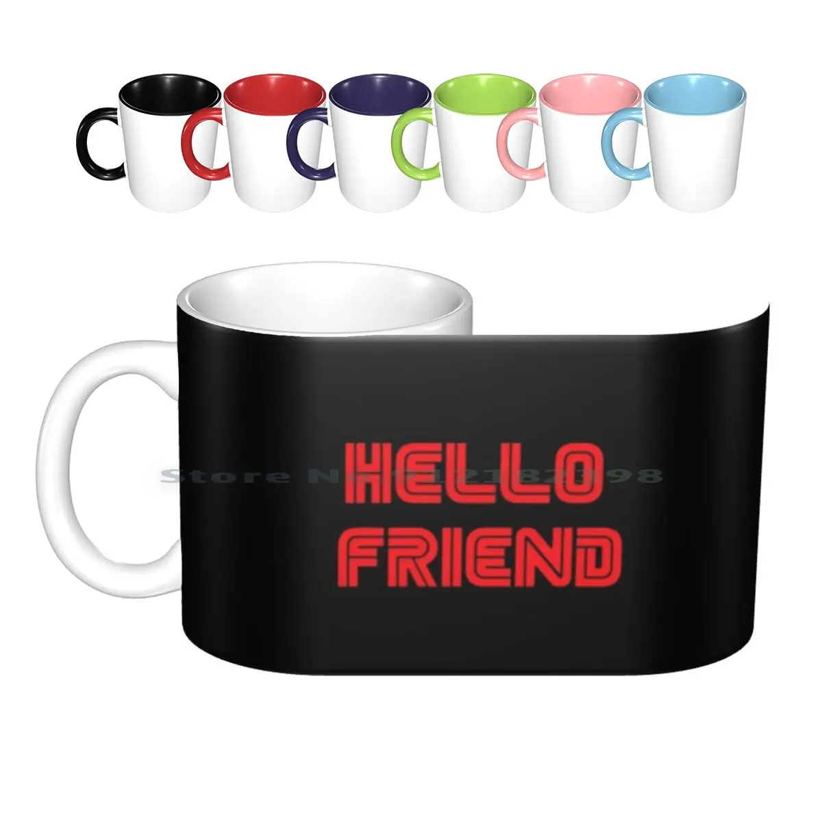 Mr. Robot-Hello Friend Ceramic Mugs Coffee Cups Milk Tea Mug Mr Robot Robot Bullshit We Live In A Kingdom Of Bullshit Elliot