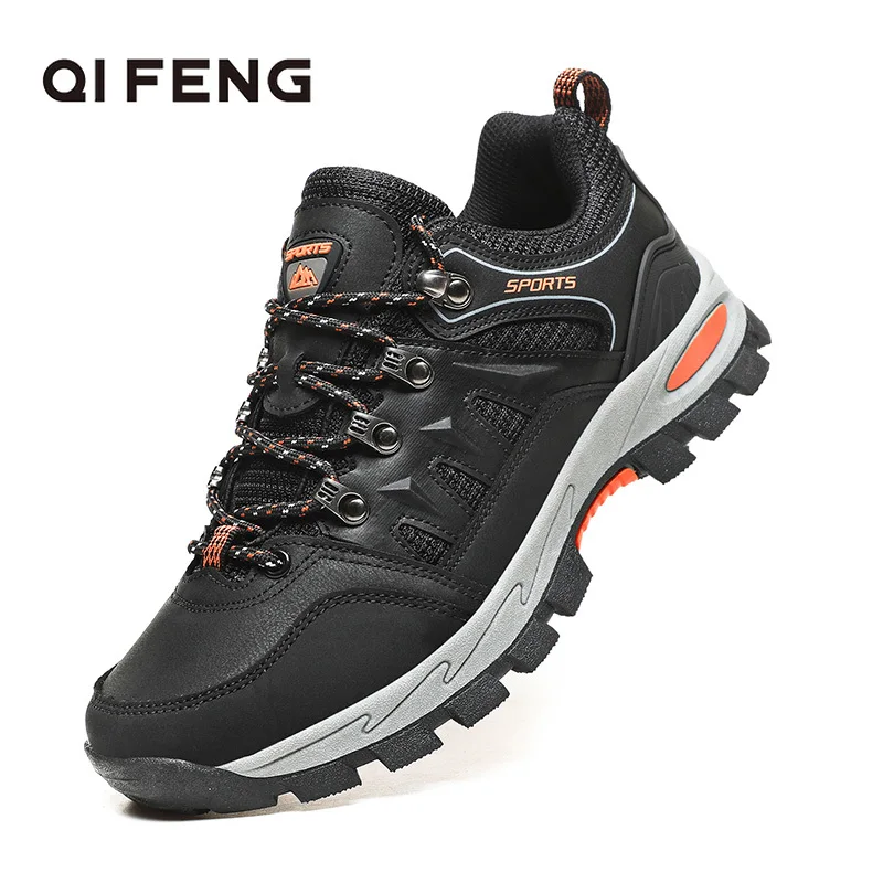 

2025 Summer Winter Pro-Mountain Outdoor Hiking Shoes Men Women Add Fur Hiking Boots Walking Warm Training Trekking Footwear Boys