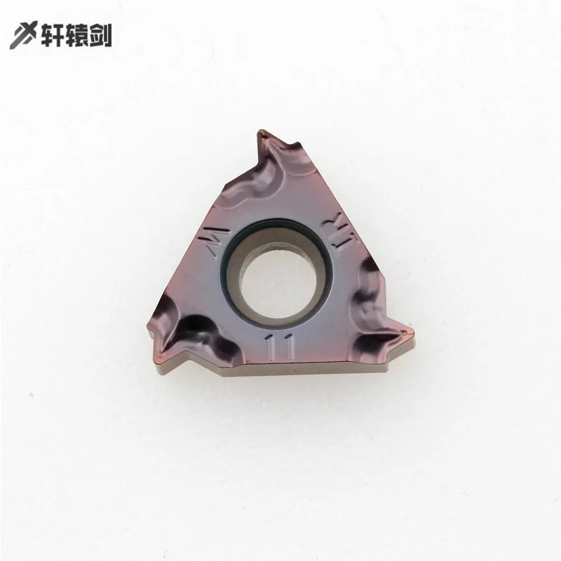 10Pcs 16ERM 16IRM 11W 14W XM9030 Indexable Internal Thread Carbide Insert CNC Lathe Tool For Stainless Steel