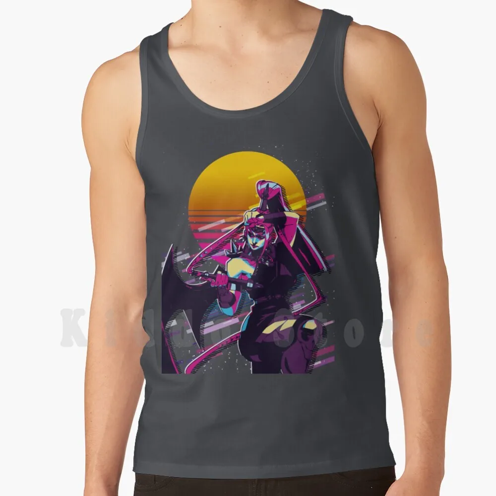 Megaera-Hades Game ( 80s Retro ) Tank Tops Vest 100% Cotton Megaera Zagreus Zagreus Hades Hades Character